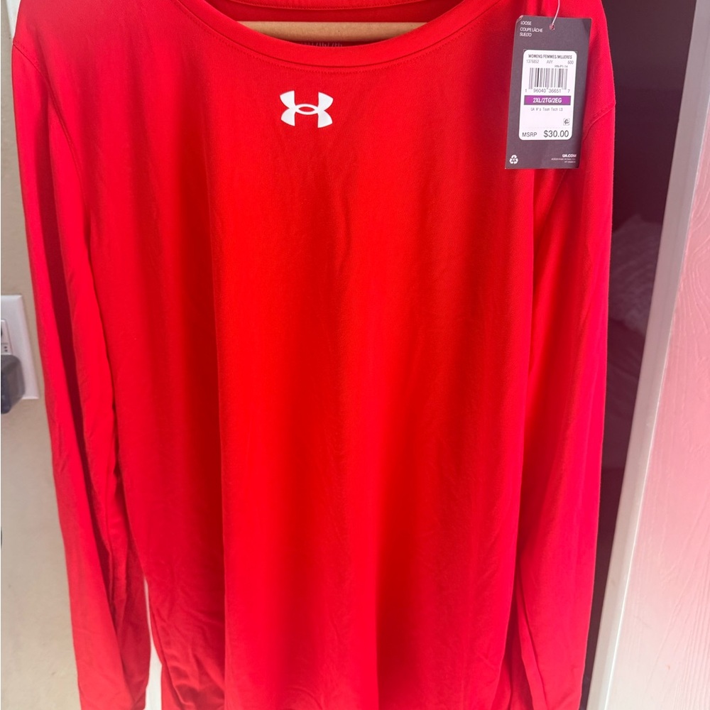 Under Armour Women’s Red Long Sleeve Shirt